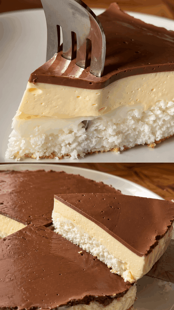 Sta arrivando l’estate e questa è la mia torta fredda che piace a tutti: tante proteine e tanta crema al latte e cioccolato che non ti fermeresti più di mangiare!