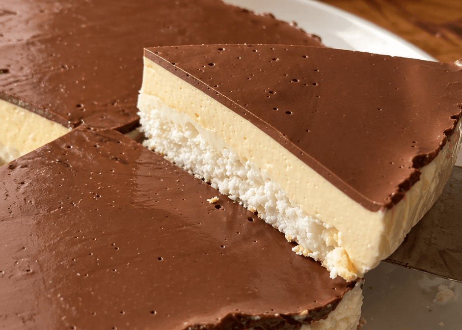 Torta fredda crema e cioccolato