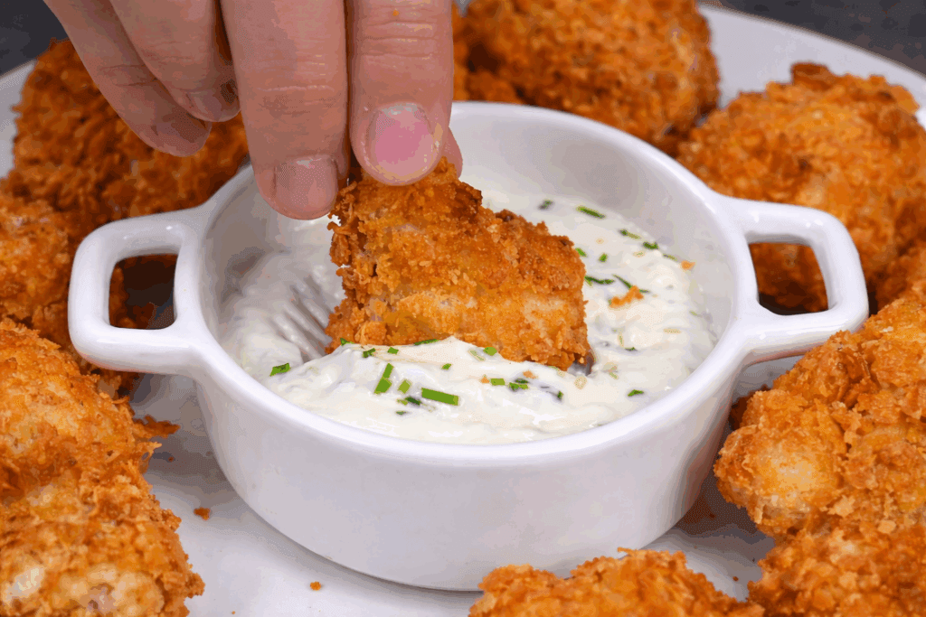 Non ci crederai, ma da quando faccio il cavolfiore croccante così lo mangiano tutti e la salsa poi completa il tutto!