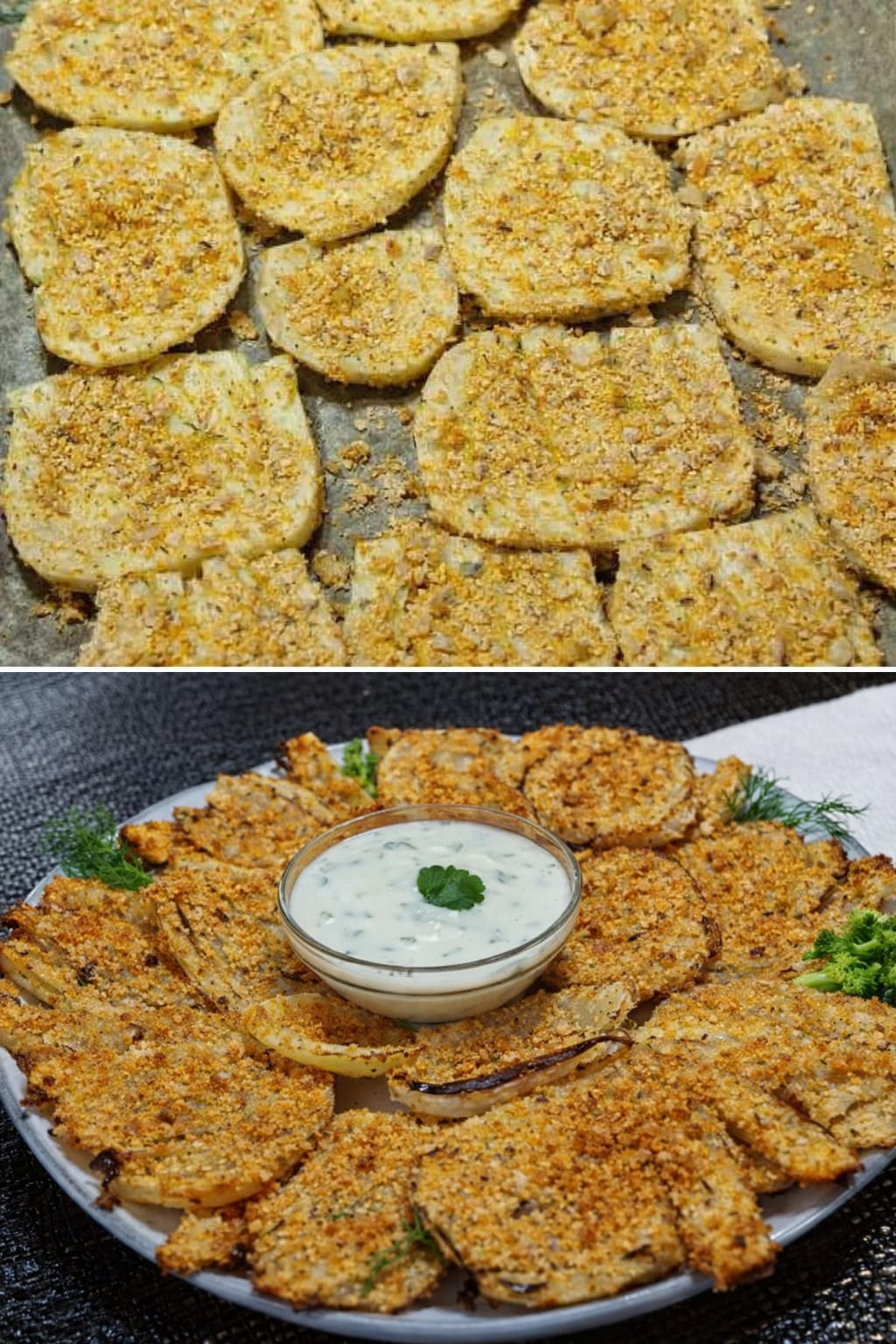 Finocchi gratinati al forno