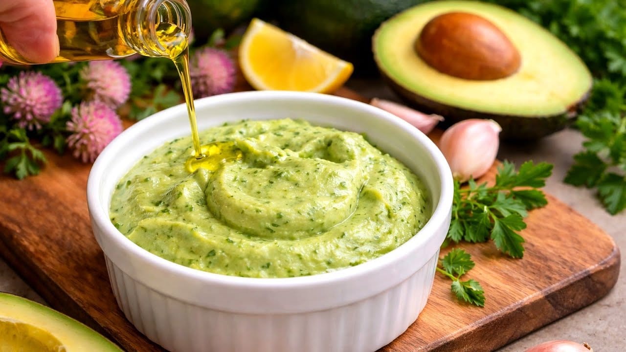 Maionese di avocado e uovo