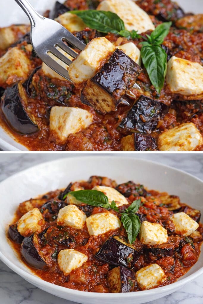 Melanzane alla pizzaiola in padella, inizio a mangiarle e le finisco senza neanche accorgermene: saporite e buone!