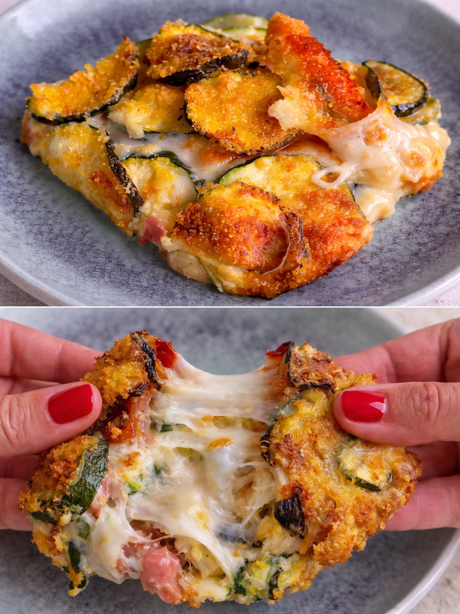 Sformato di zucchine sabbioso