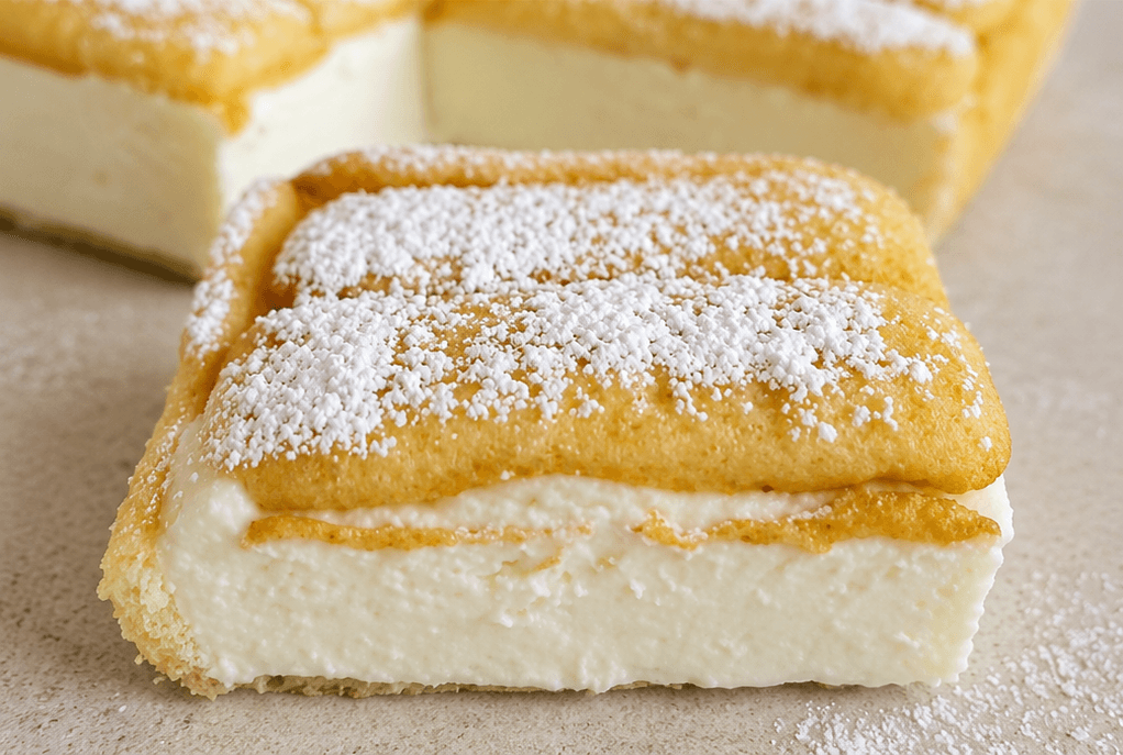 Torta fredda di pavesini e crema