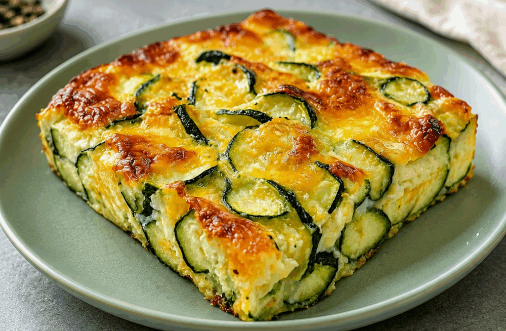 Non avevo nessuna idea per la cena, poi in 5 minuti ho infornato questa torta salata con le zucchine ed è riuscita alla grande: buona e con solo 155 Kcal!