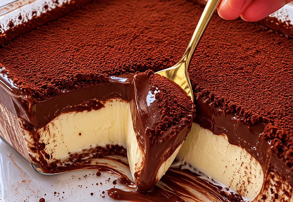 Dessert freddo al latte e cioccolato