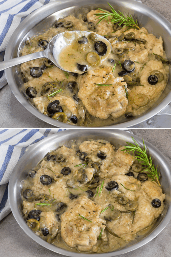 Questa ricetta con le fettine di pollo infarinate crea una cremina in padella che fa venire voglia di mangiarle tutte e farci la scarpetta