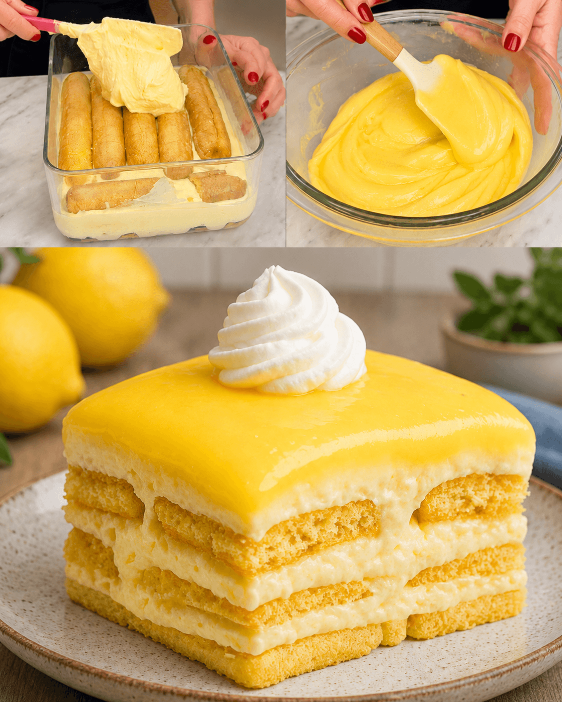 Tiramisu al limone