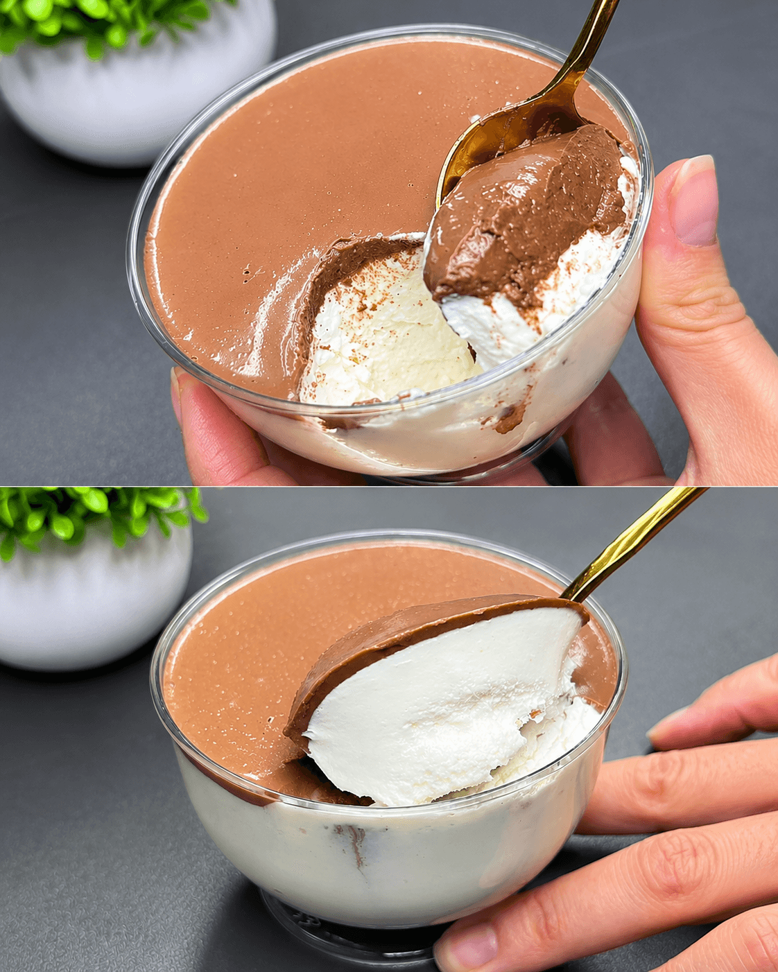 Dessert freddo al cucchiaio