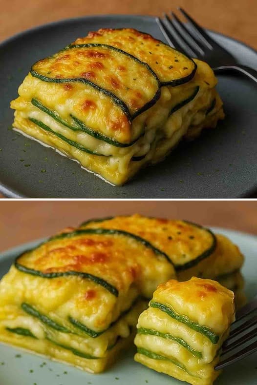 Parmigiana di zucchine bianca