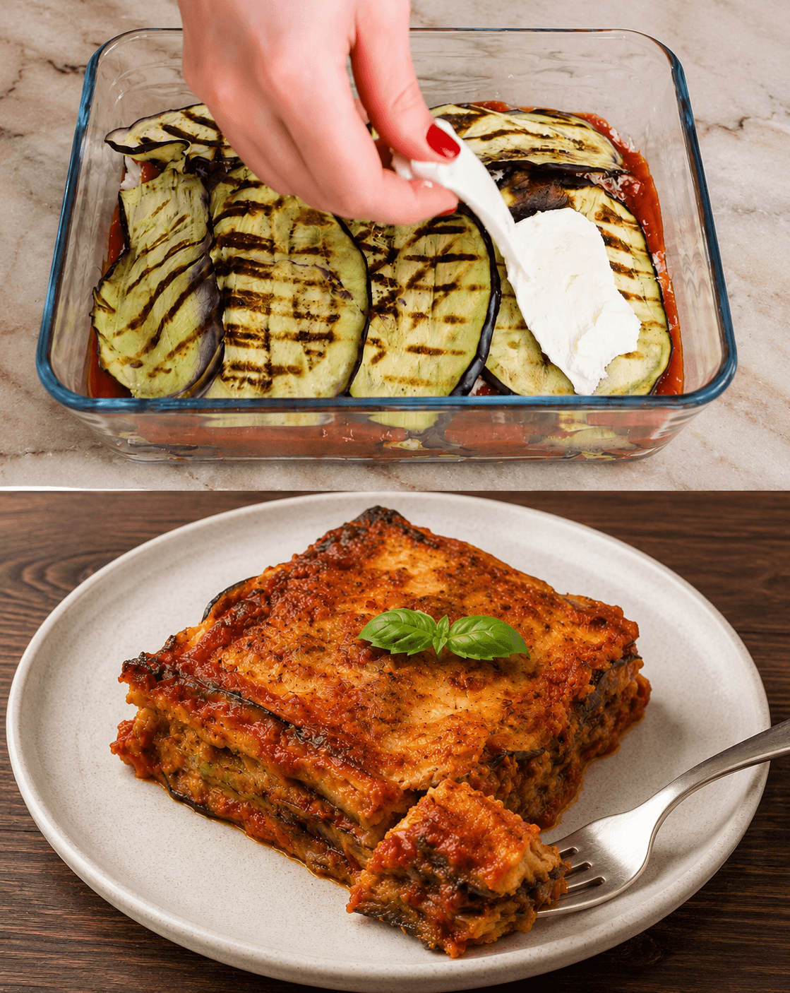 Parmigiana di melanzane grigliate