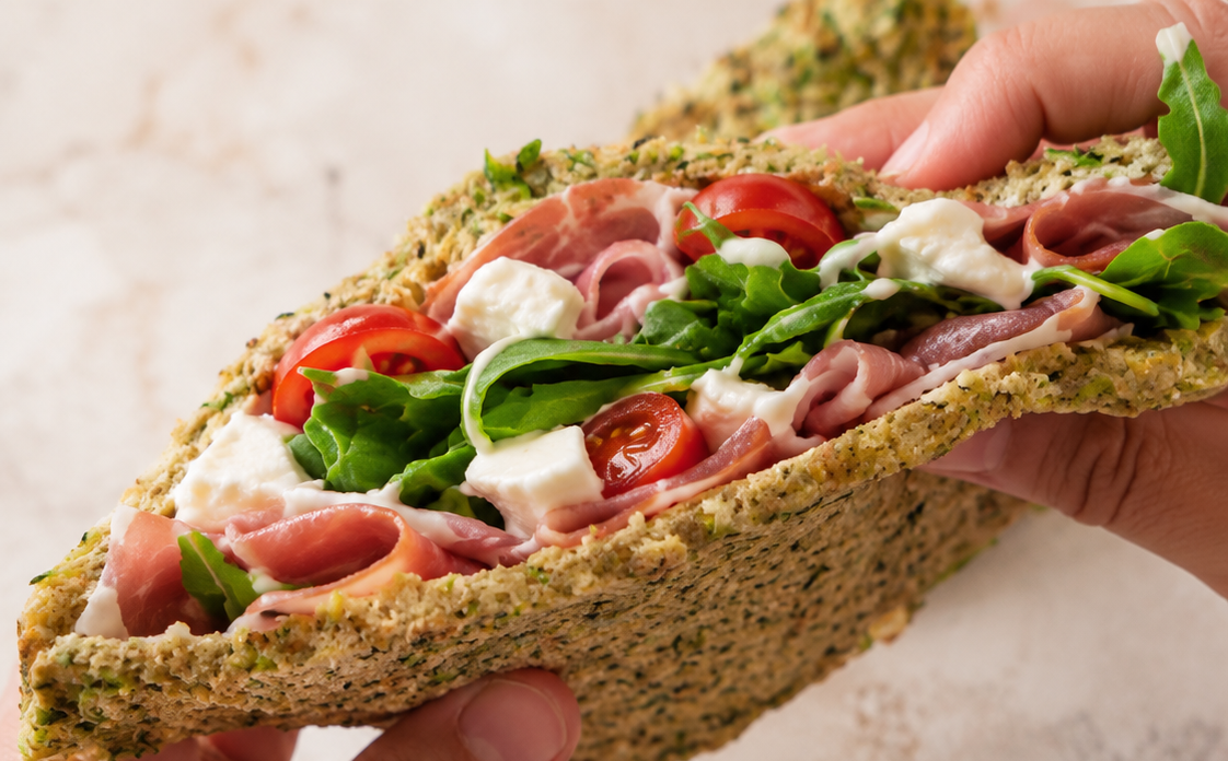 Piadina di avena e zucchine