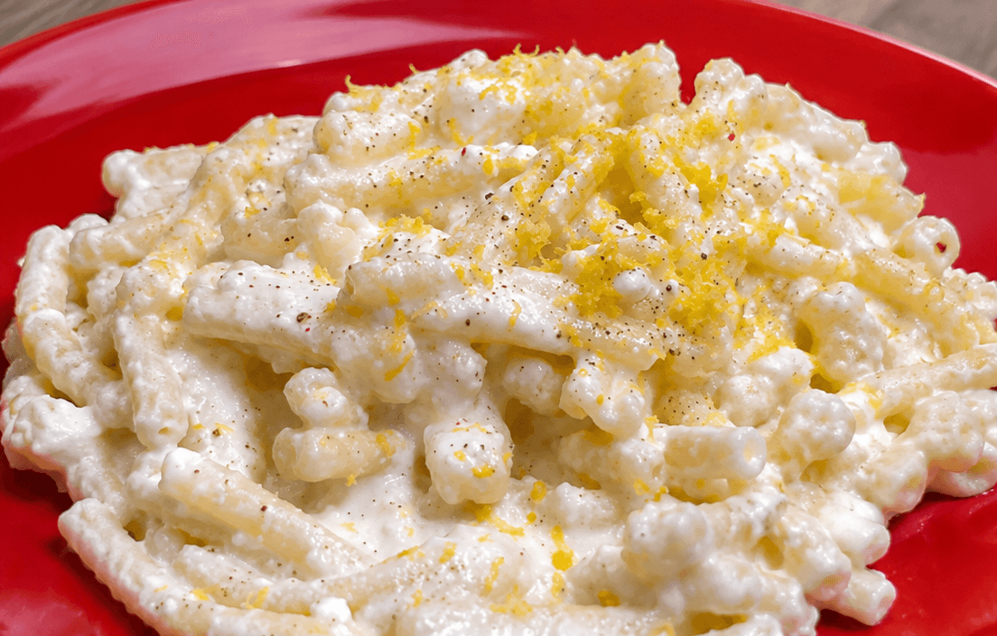 Pasta feta e limone