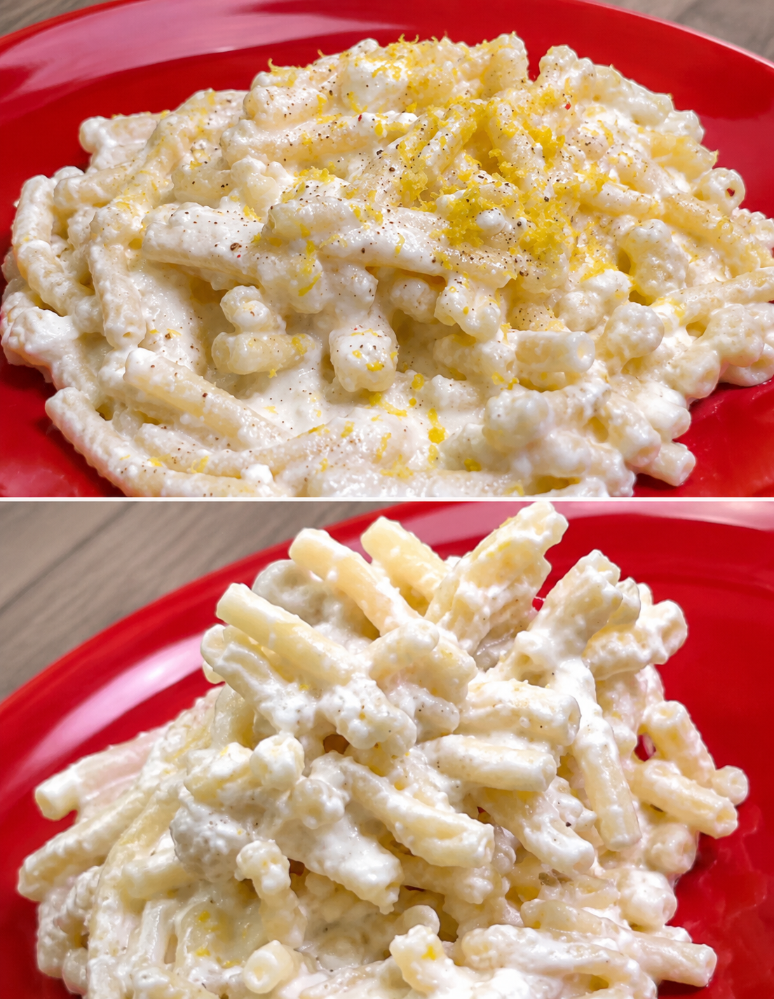 Pasta feta e limone