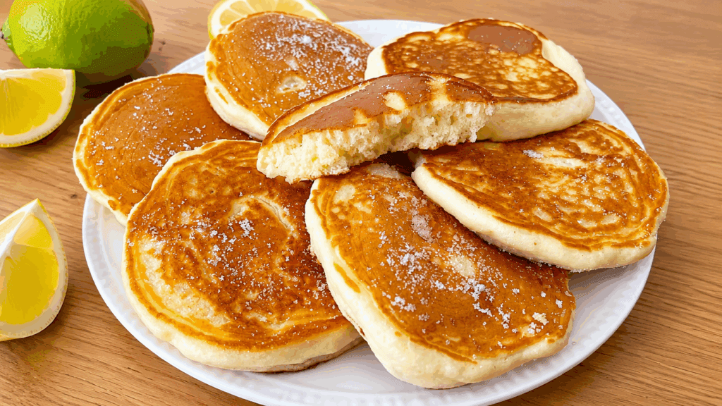 Mi sono superata stavolta con questa ricetta dei pancake allo yogurt e limone, perfetti per una colazione dolce, sana e non pesante!