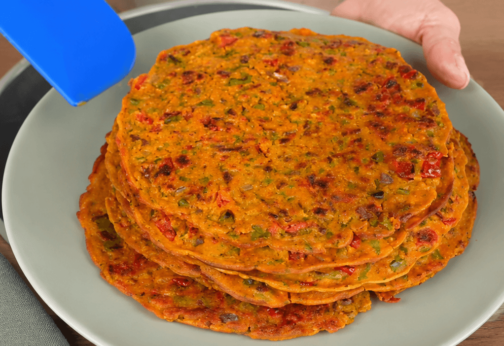 Piadine di avena e ceci