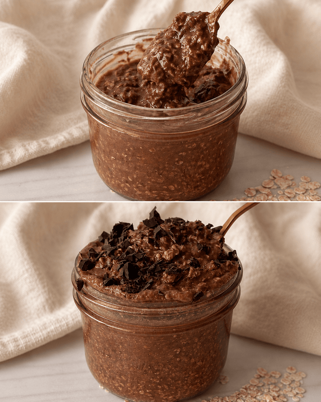 Overnight oats al cacao