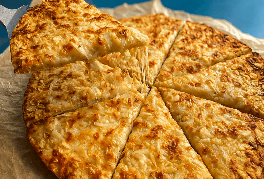 Focaccia di avena e formaggio