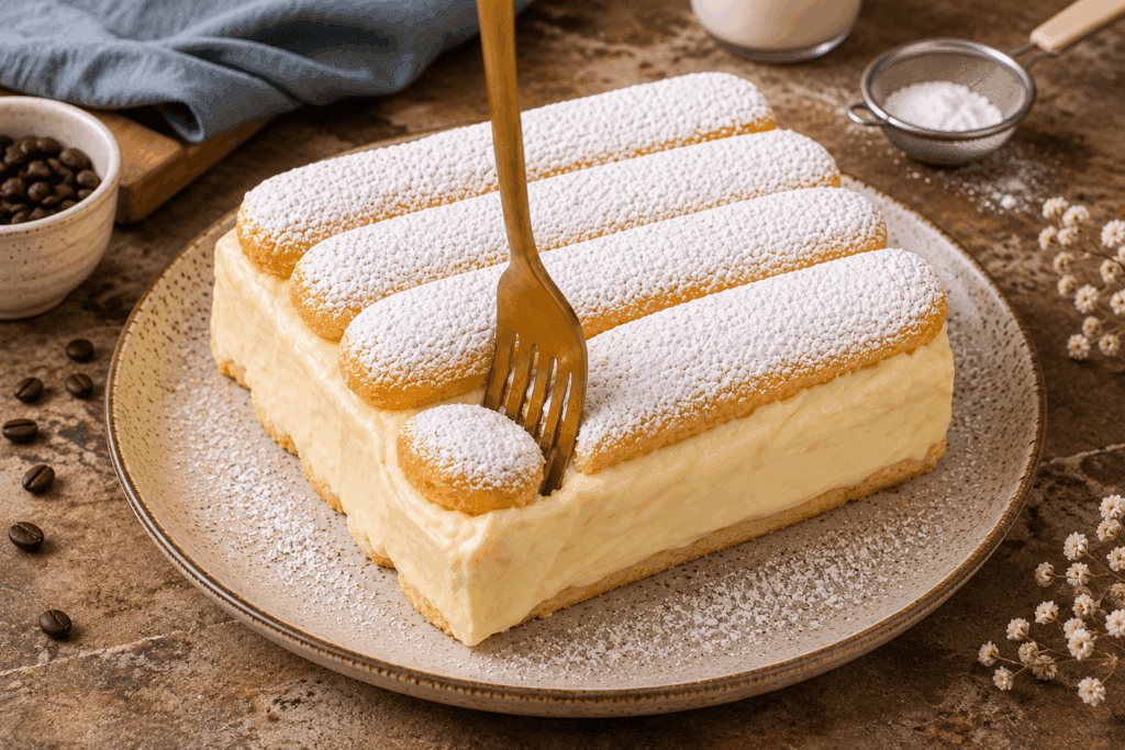 Facile, buona e senza forno: la mia torta fredda con savoiardi e crema, pronta in un attimo senza forno (e pure dietetica)!