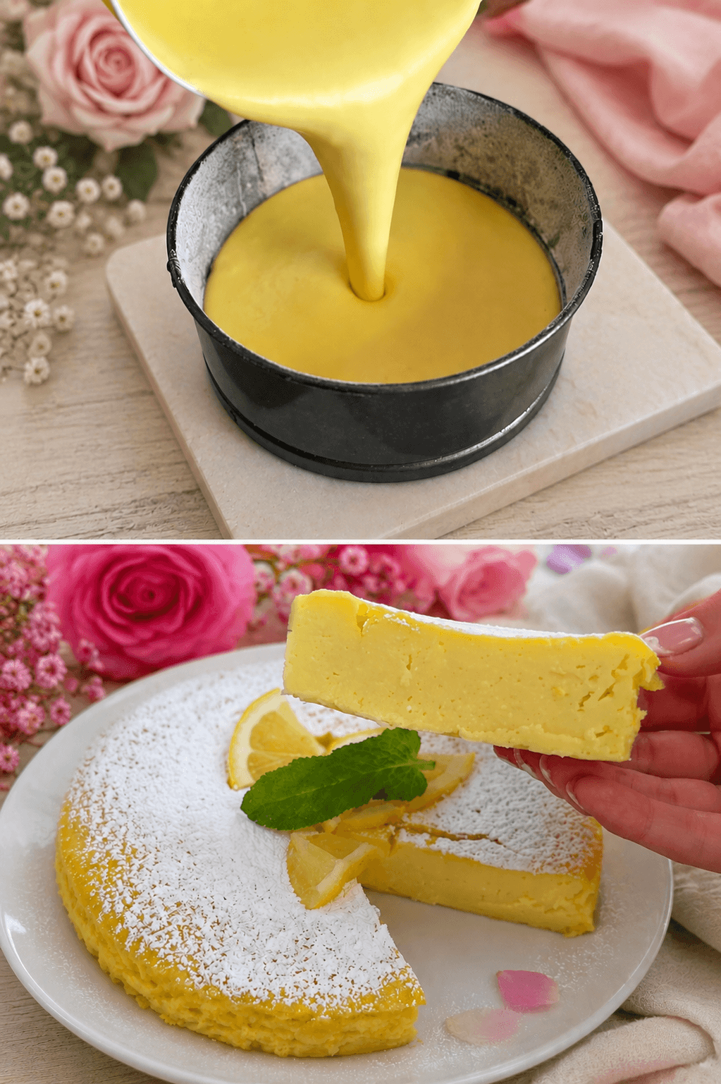 Torta al limone e ricotta