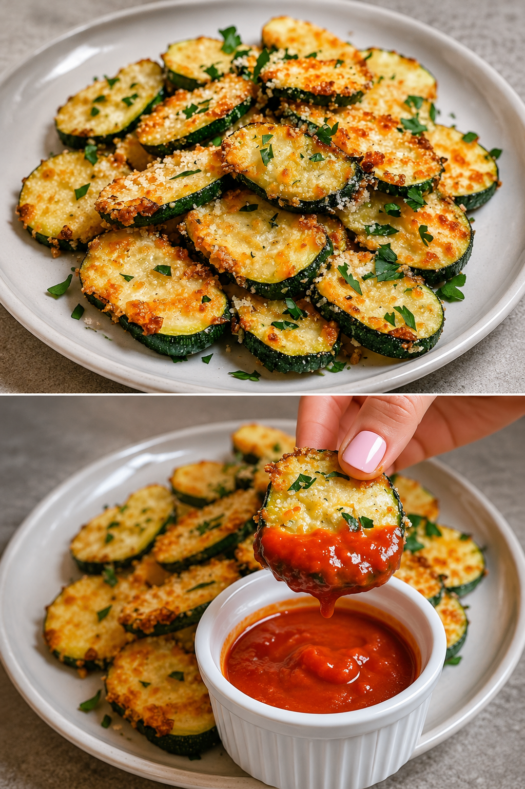 Zucchine al forno con parmigiano