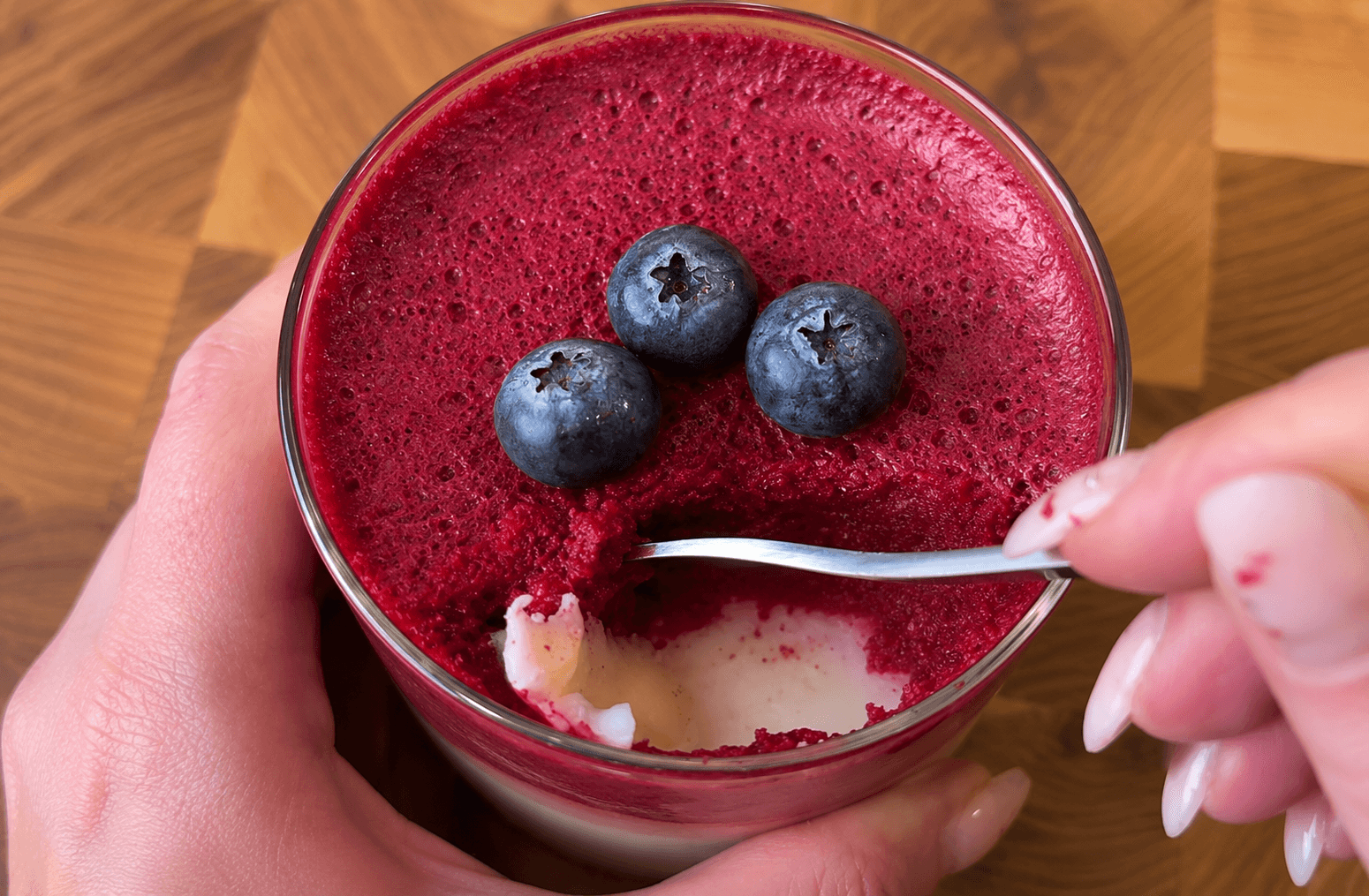 Panna cotta alle ciliegie