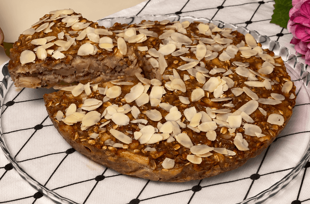 Torta di avena e frutta