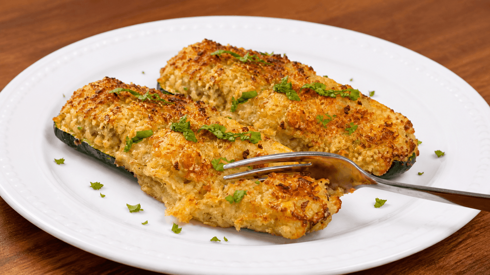 Zucchine ripiene di tonno