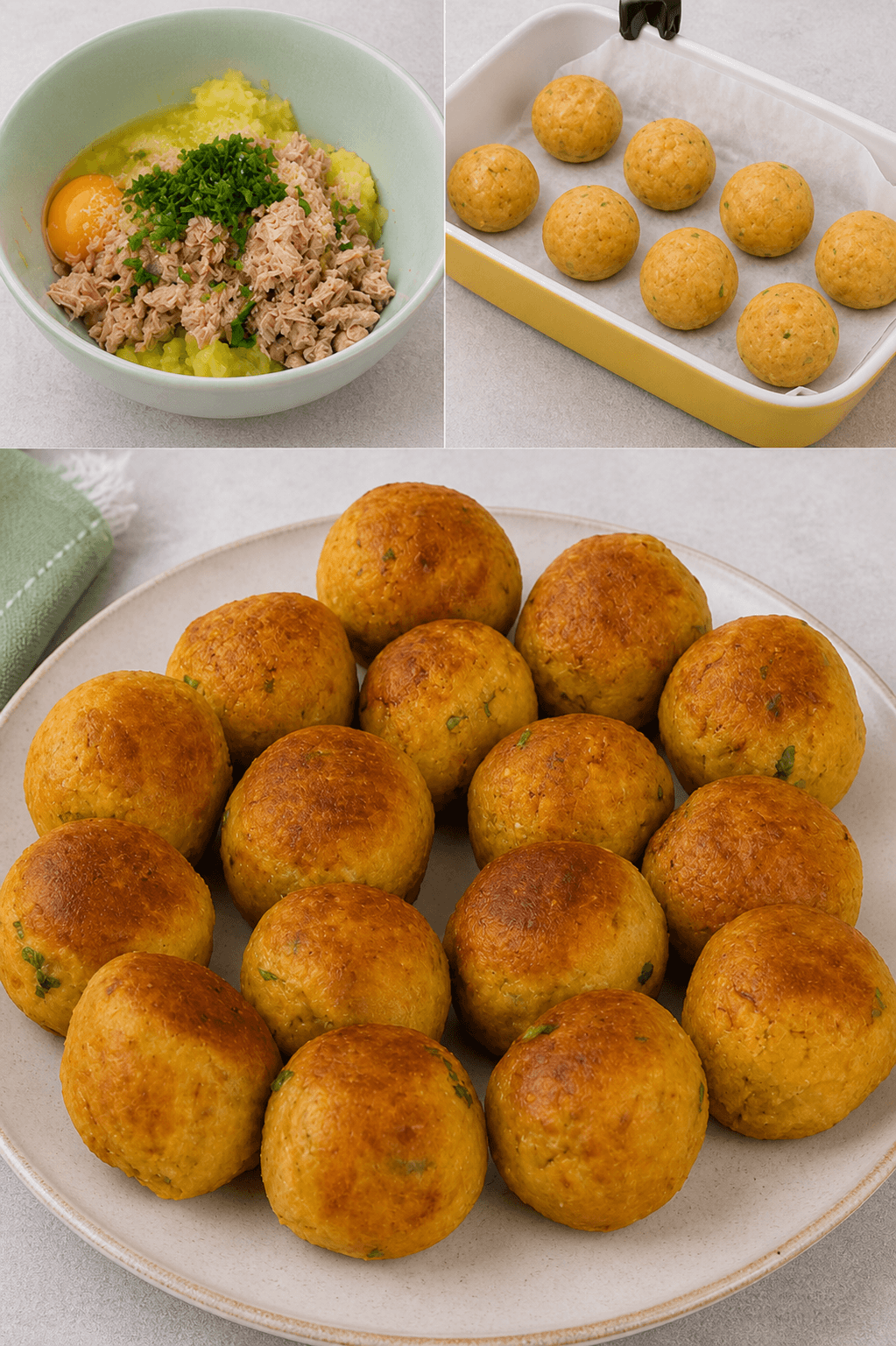 Polpette di tonno e zucchine