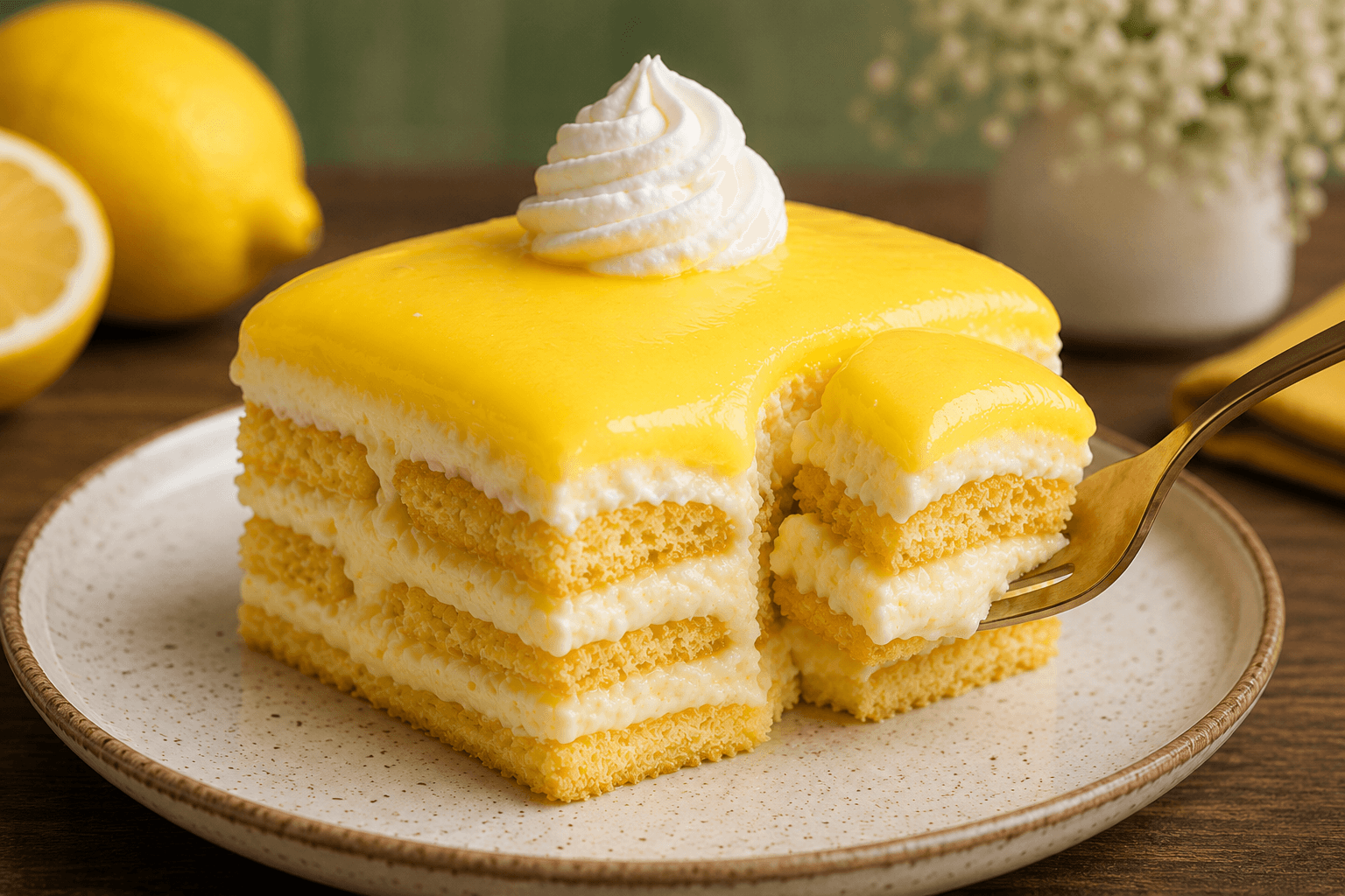 Tiramisu al limone