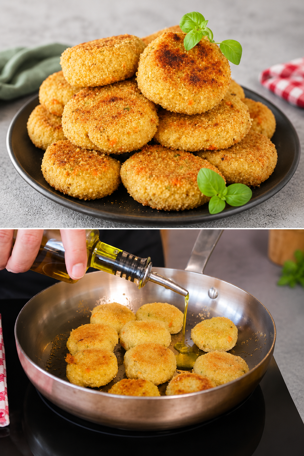 Polpette di quinoa con verdure