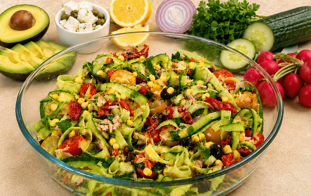 Insalata di zucchine marinate