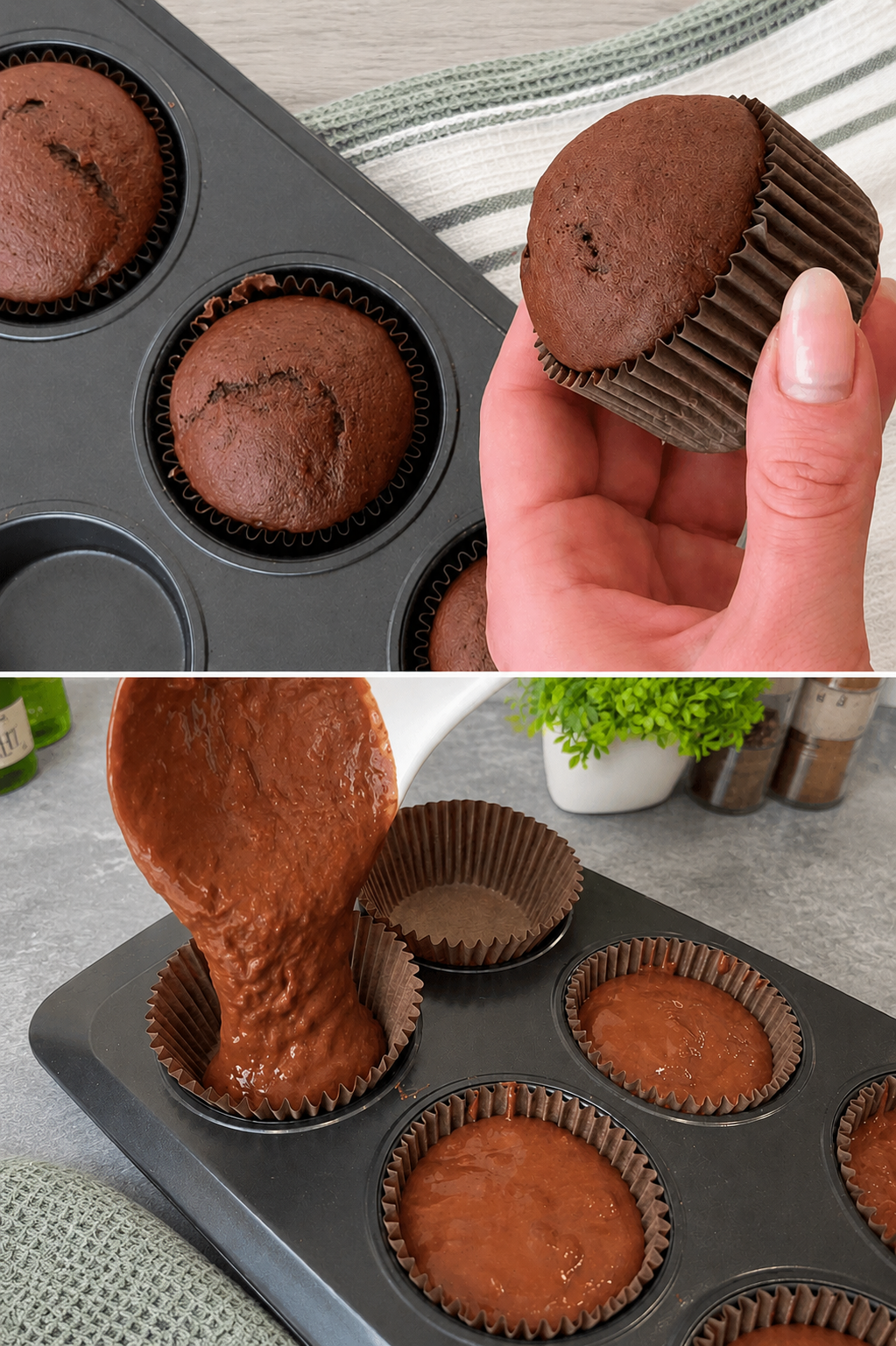 Muffin banana e cioccolato