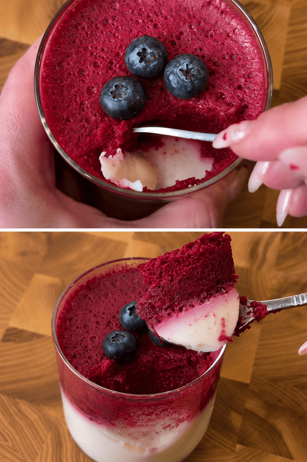 Panna cotta alle ciliegie