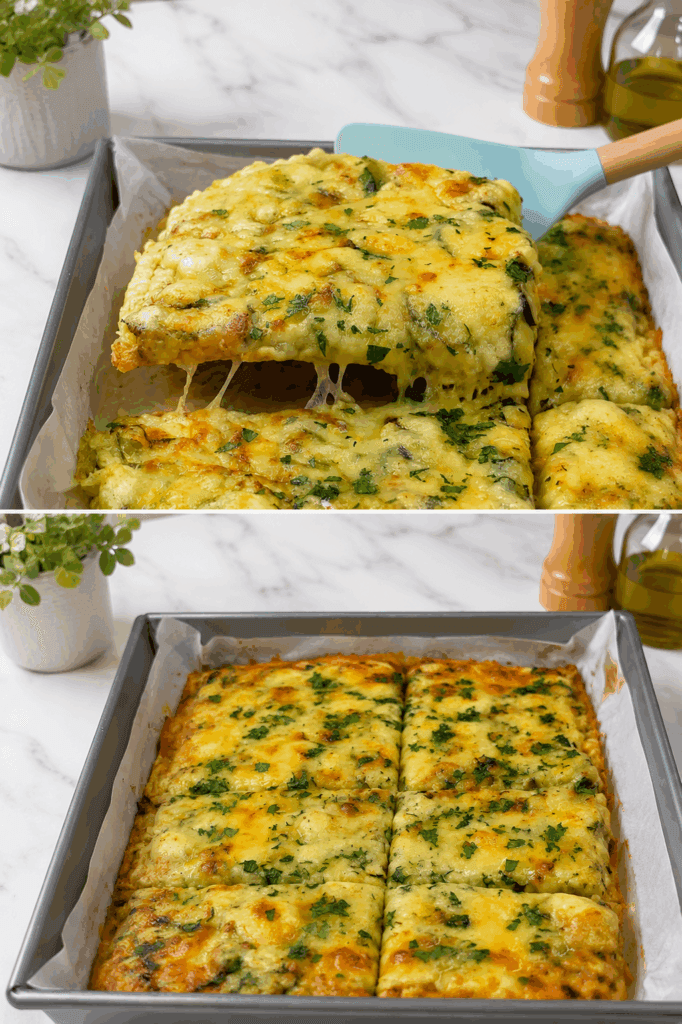 Ho fatto una teglia di zucchine al formaggio e il risultato è stato così filante che nessuno riusciva più a smettere di mangiarle