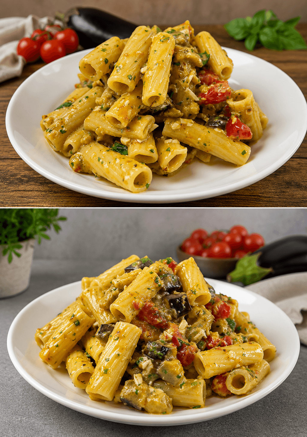 Pasta con melanzane