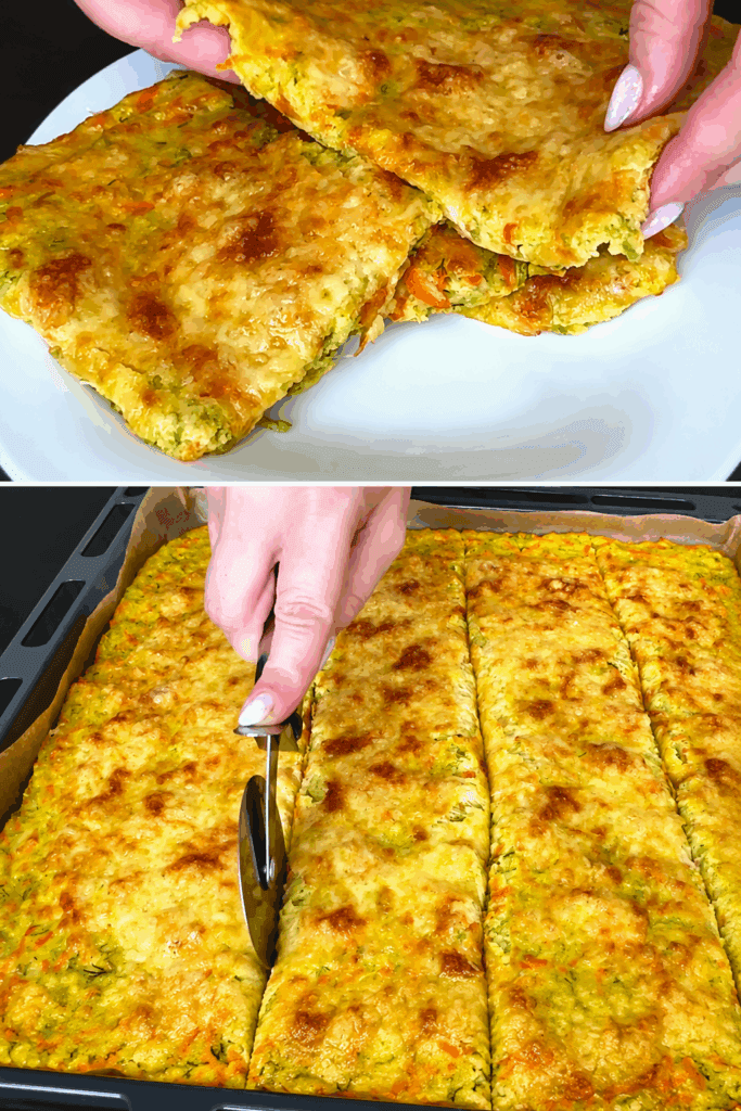 Niente impasti lunghi e niente lievitazione: questa focaccia di zucchine si prepara con una pastella veloce e tante verdure