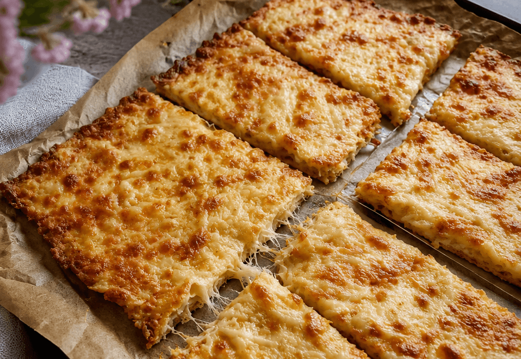 Pizza d'avena e formaggio