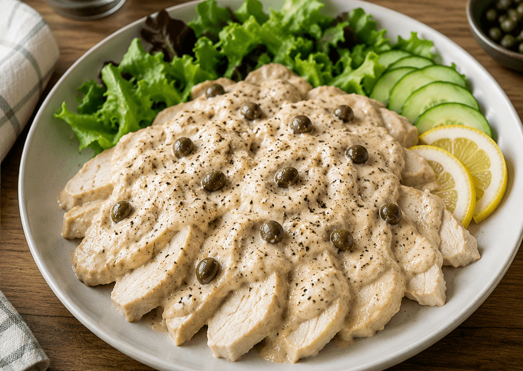 Pollo tonnato keto