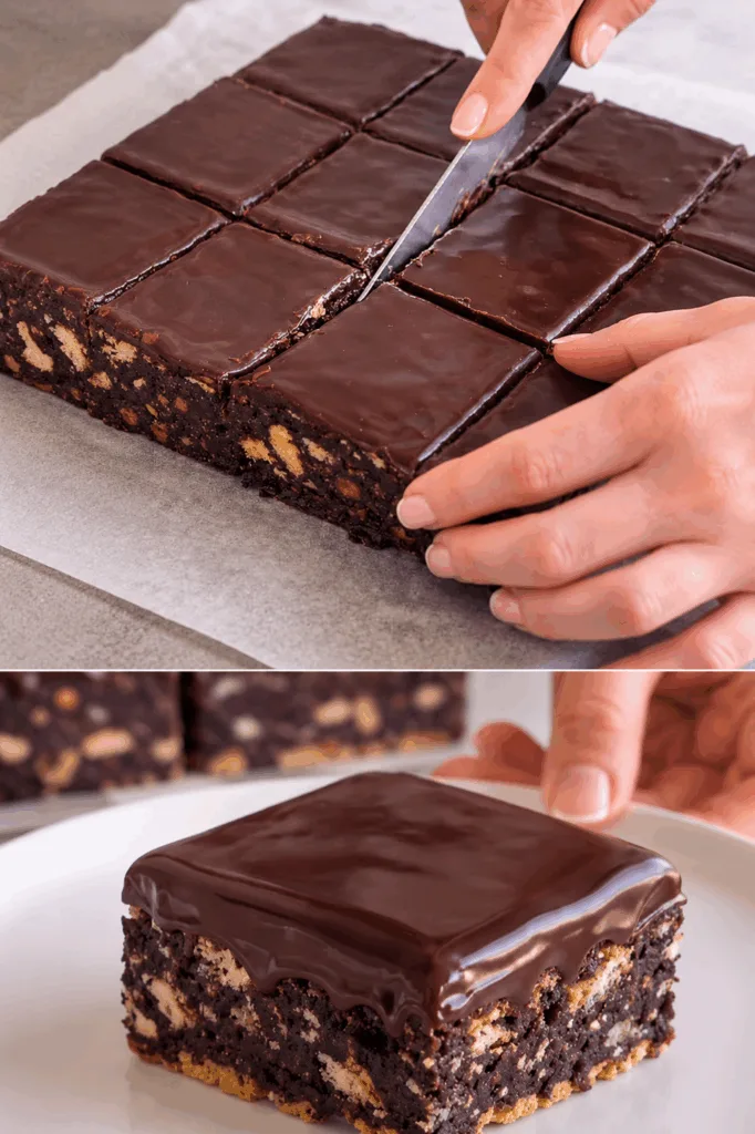 Torta biscotti e cioccolato fredda, quando fa caldo me la concedo volentieri ma la faccio più leggera dell’originale: così non esagero troppo con le calorie!