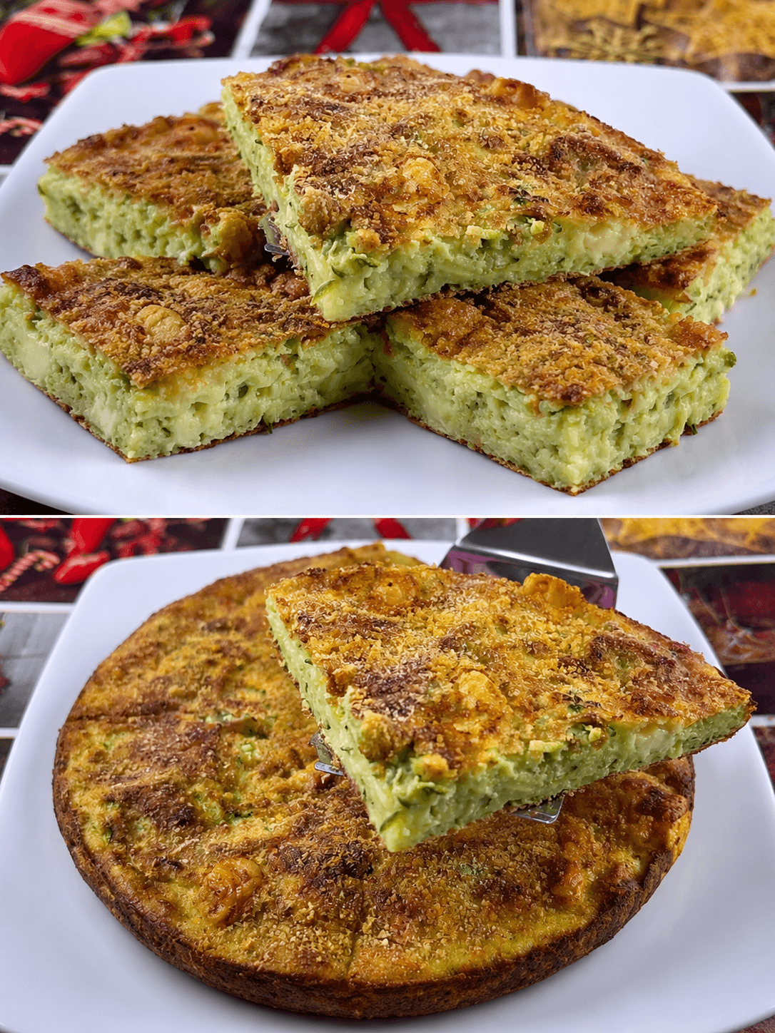 Torta di patate e zucchine