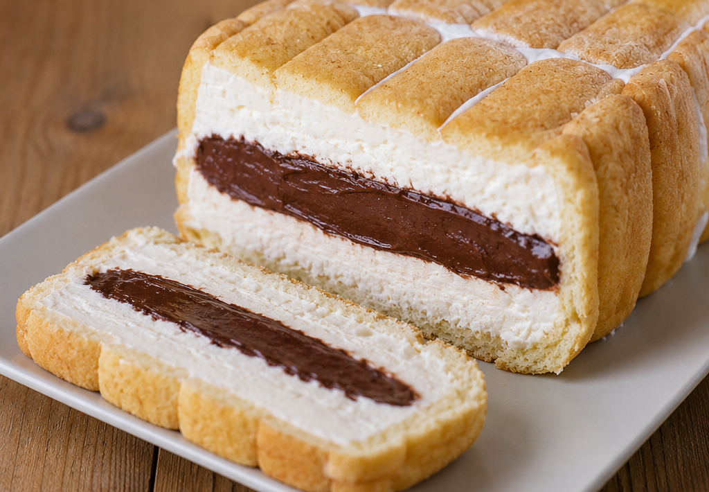 Torta fredda pavesini e crema