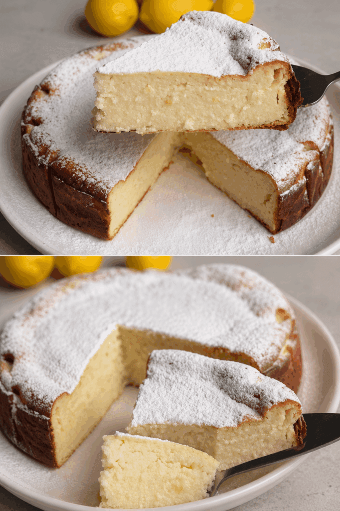Questa torta ricotta e limone fit è senza farina: è morbida, fresca e ideale per chi cerca un dessert più leggero con pochi carboidrati!