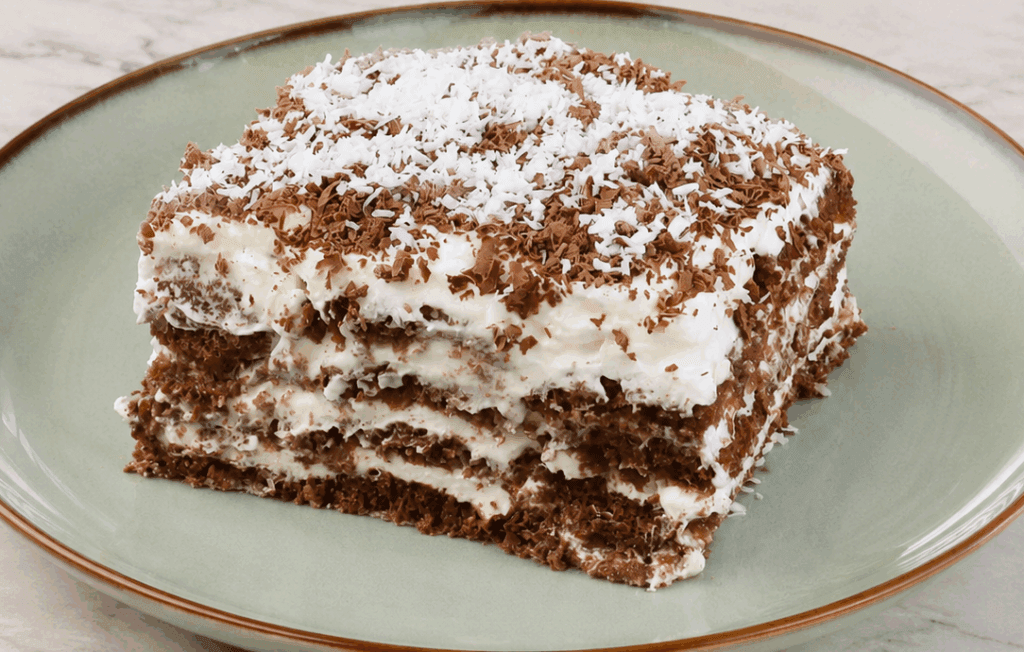 Mi piace tanto cocco e cioccolato, questa versione più sana del tiramisù freddo è perfetta per le giornate calde: più leggero ma buono come quello classico!