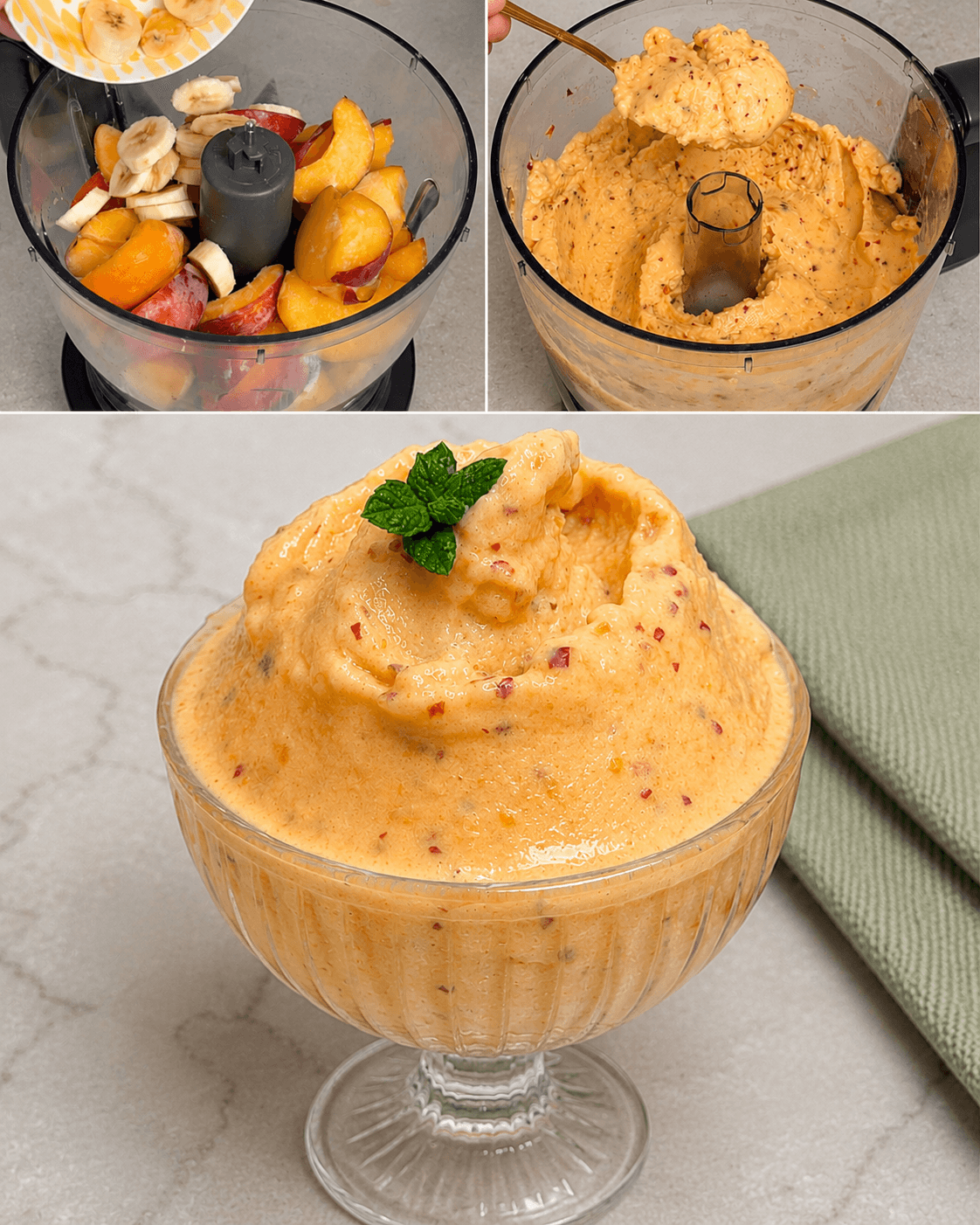 Gelato alla pesca