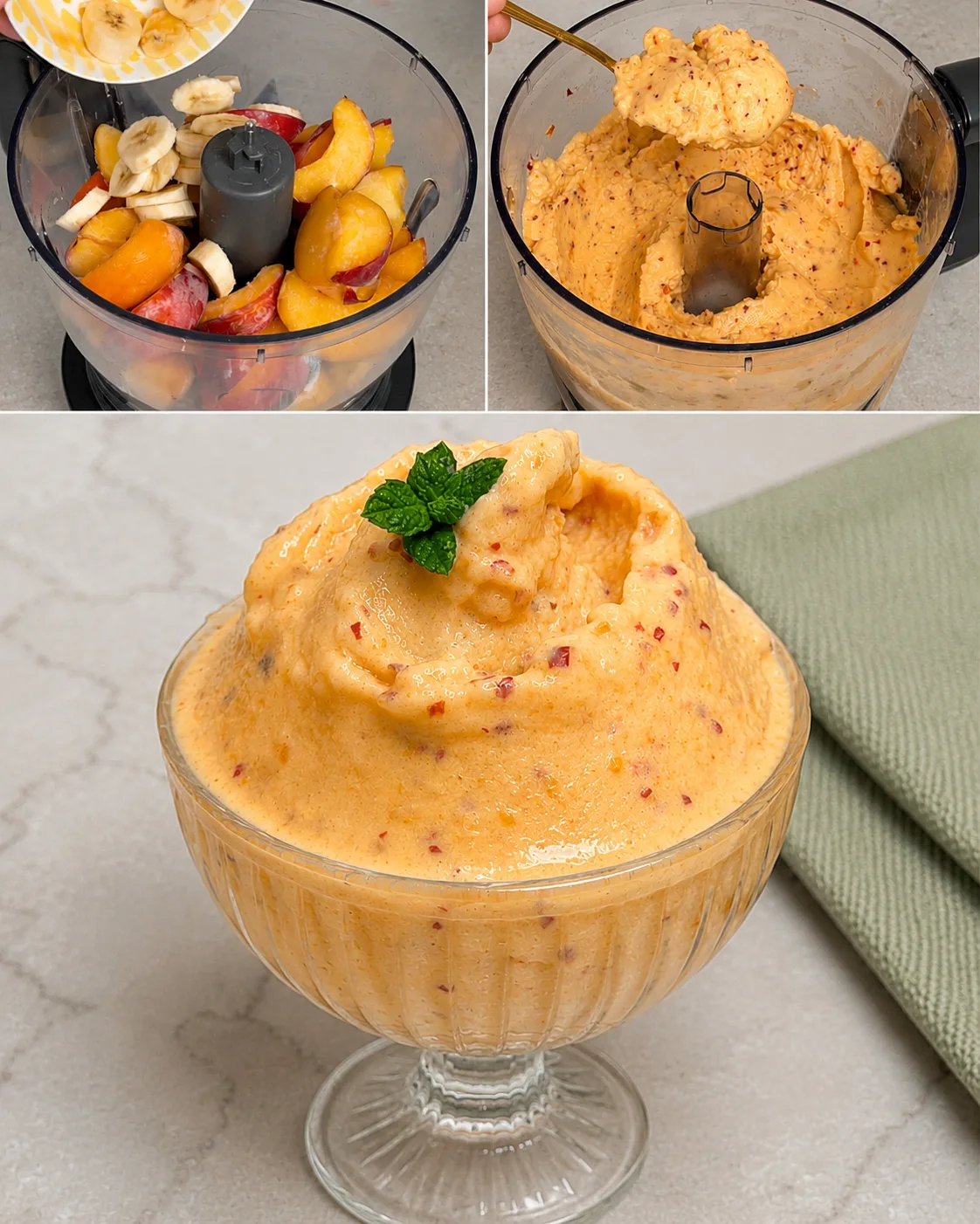 Gelato alla pesca