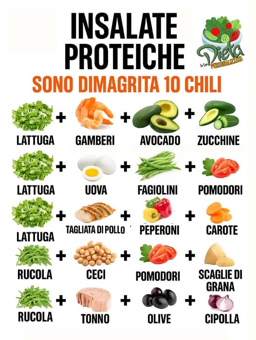 Insalate proteiche