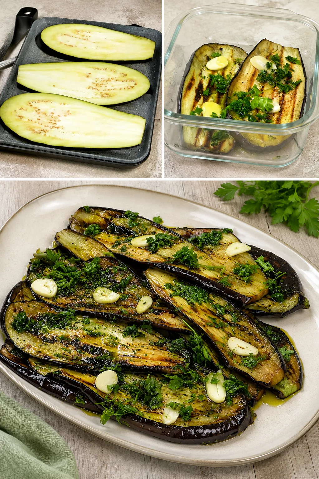 Melanzane marinate grigliate
