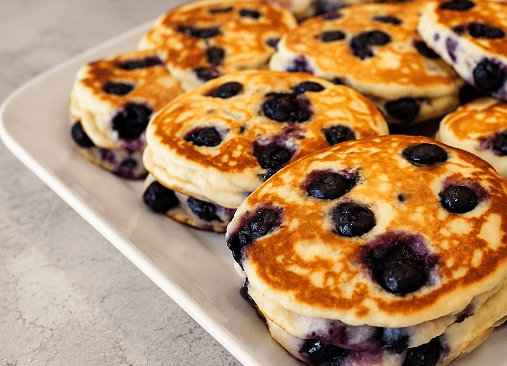 Pancake ai mirtilli