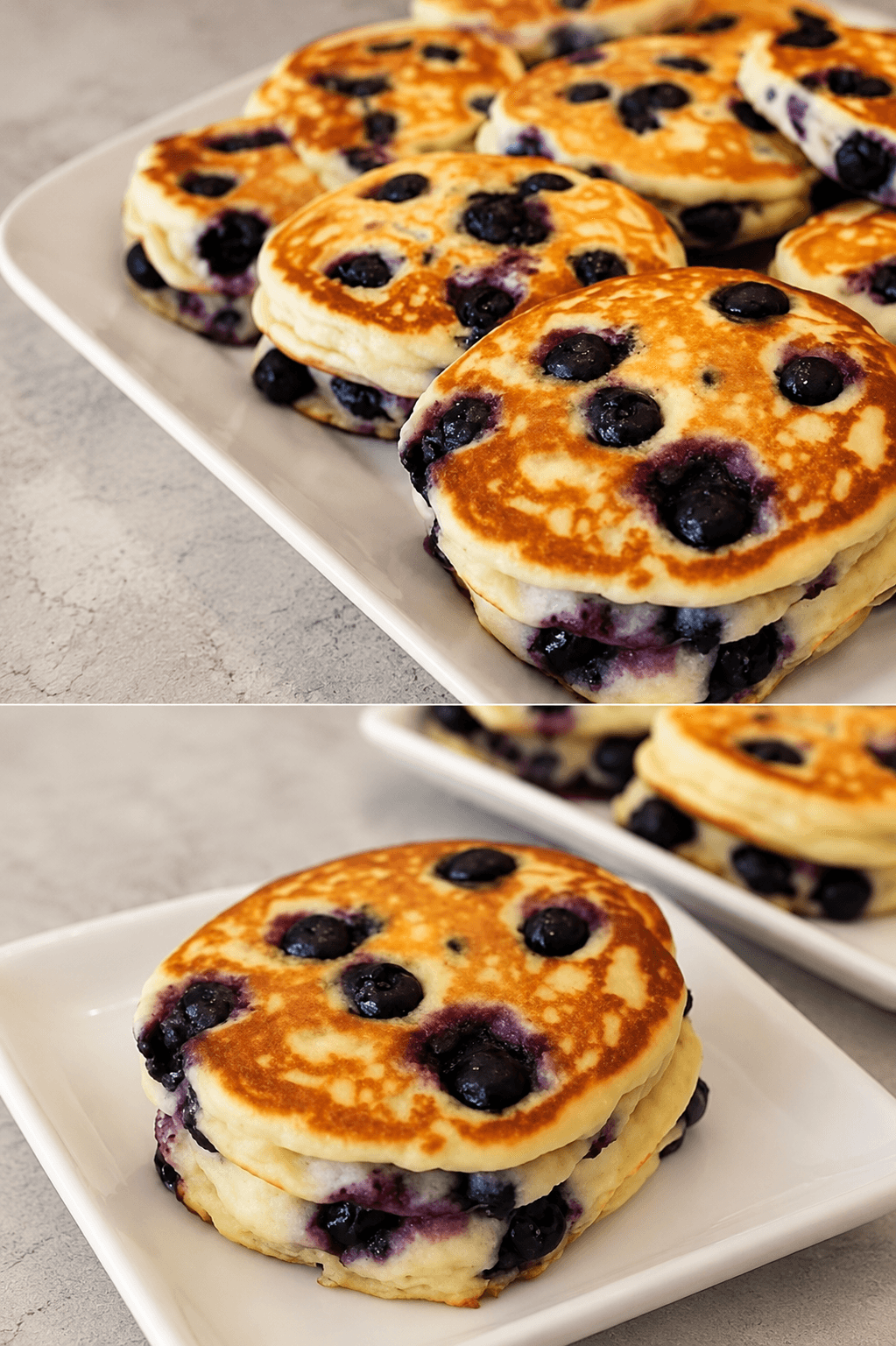 Pancake ai mirtilli